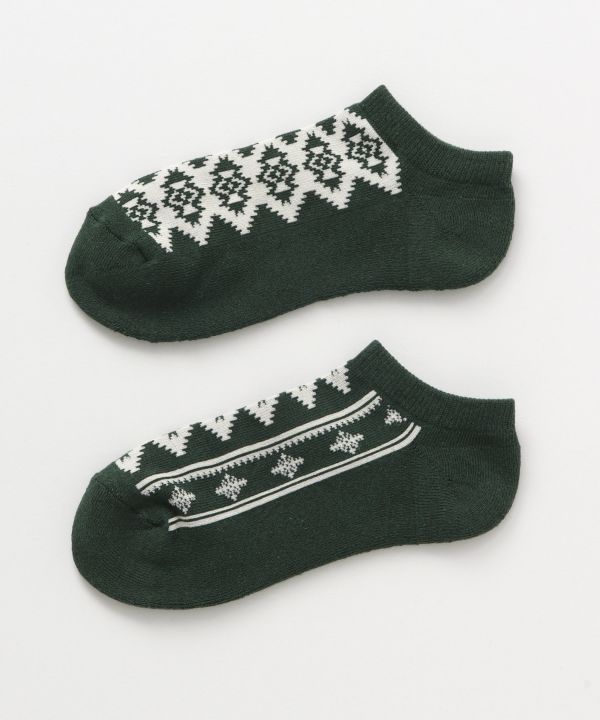 Navajo Pattern Ankle Socks 23-25cm