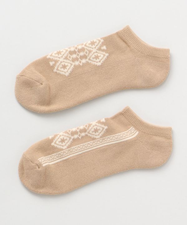 Navajo Pattern Ankle Socks 25-28cm