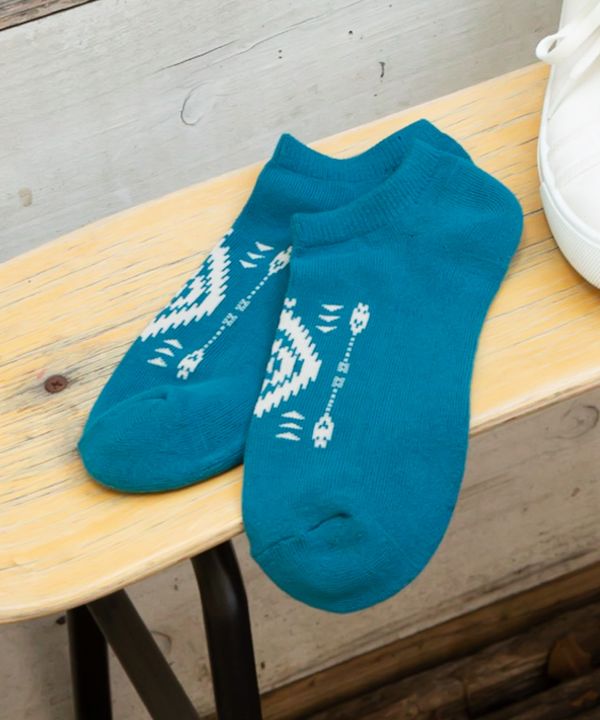 Navajo Pattern Ankle Socks 25-28cm