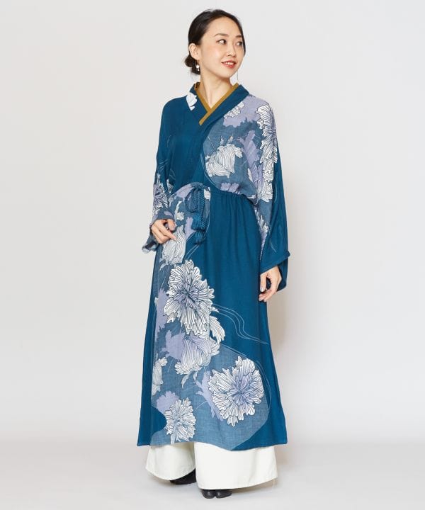 HANAIKADA KIMONO Style Dress