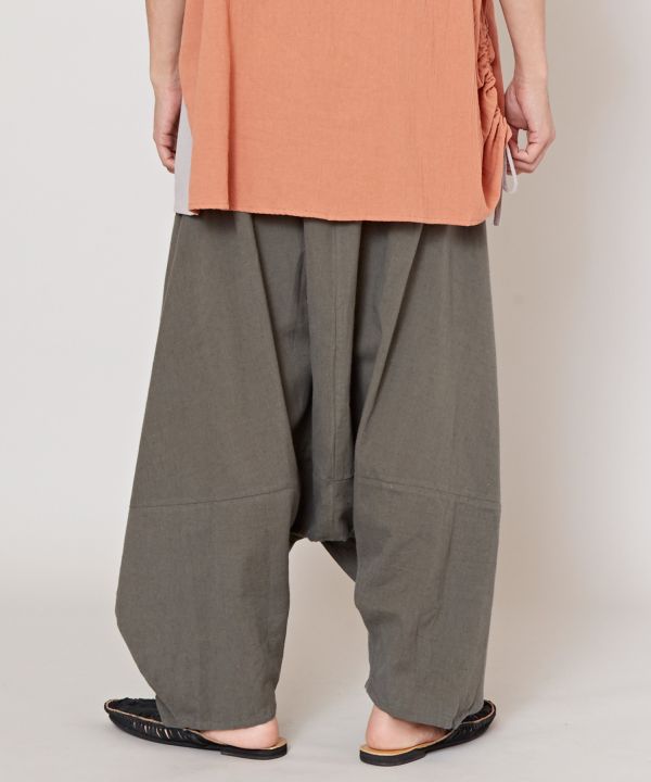 Layered Wrap Harem Pants