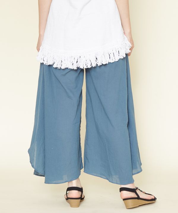 Cotton Flare Pants