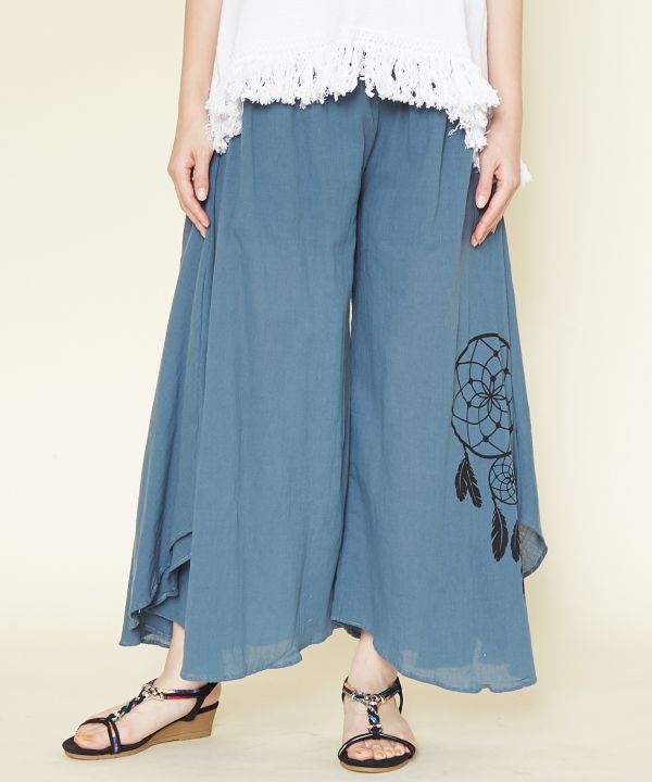 Cotton Flare Pants