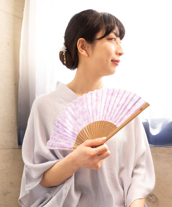 MURA-ZOME Dye SENSU Folding Fan