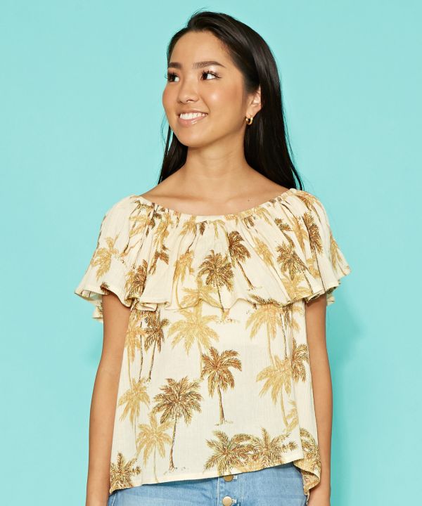 Botanical ALOHA Convertible Blouse