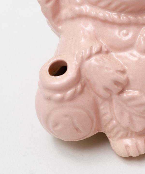 SHIGARAKI Ware Sitting TANUKI - Pink