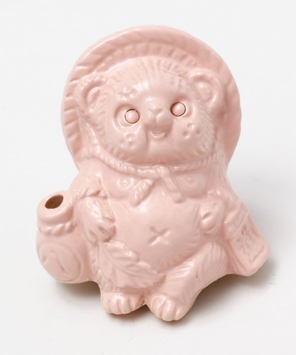 SHIGARAKI Ware Sitting TANUKI - Pink