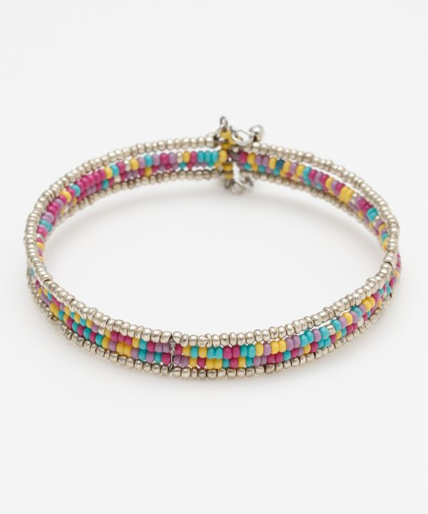 Colorful Beaded Bangle