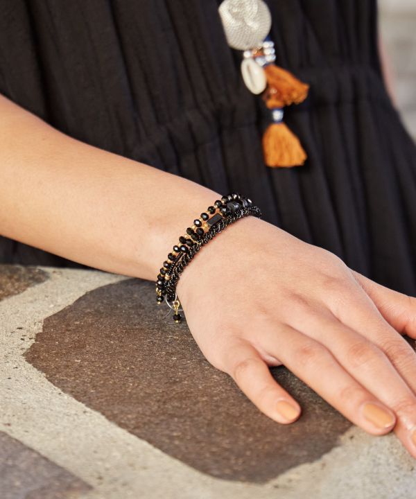 Summer Beaded Bangle