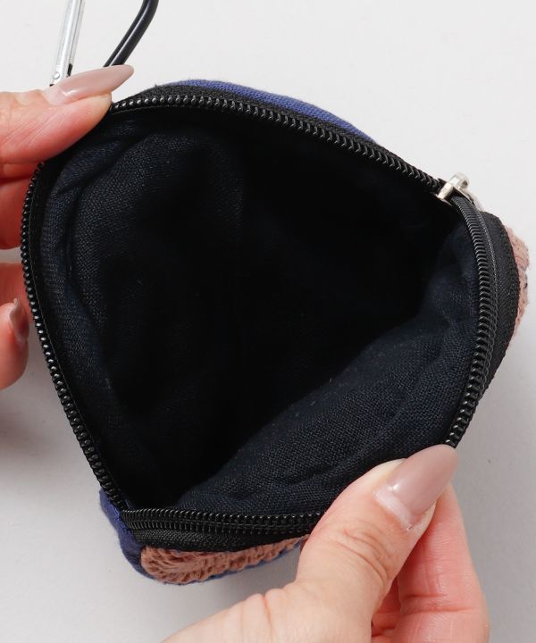 Hand Crochet Round Pouch