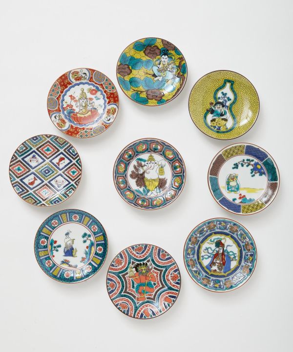 Bring Good Fortune Kutani Ware Plates