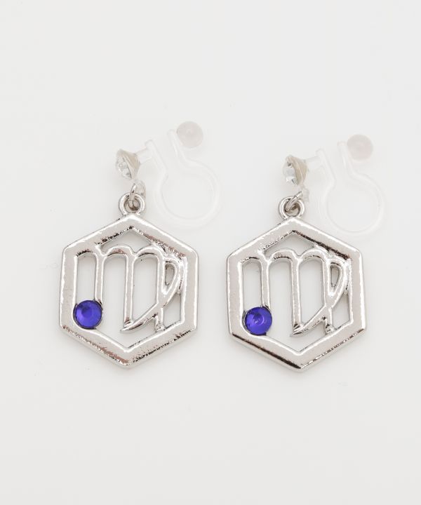 HOSHI SHIRUBE - Star Sign Clip Earrings