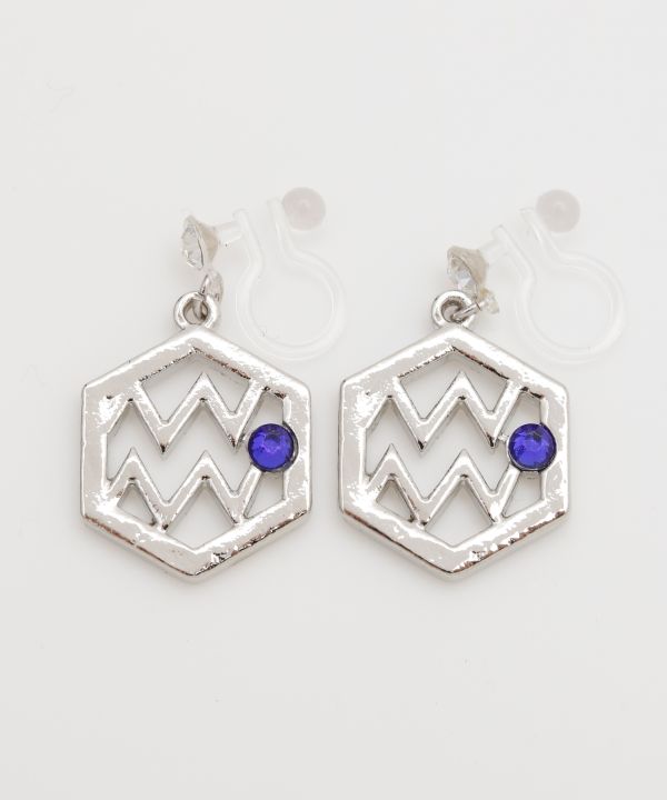 HOSHI SHIRUBE - Star Sign Clip Earrings