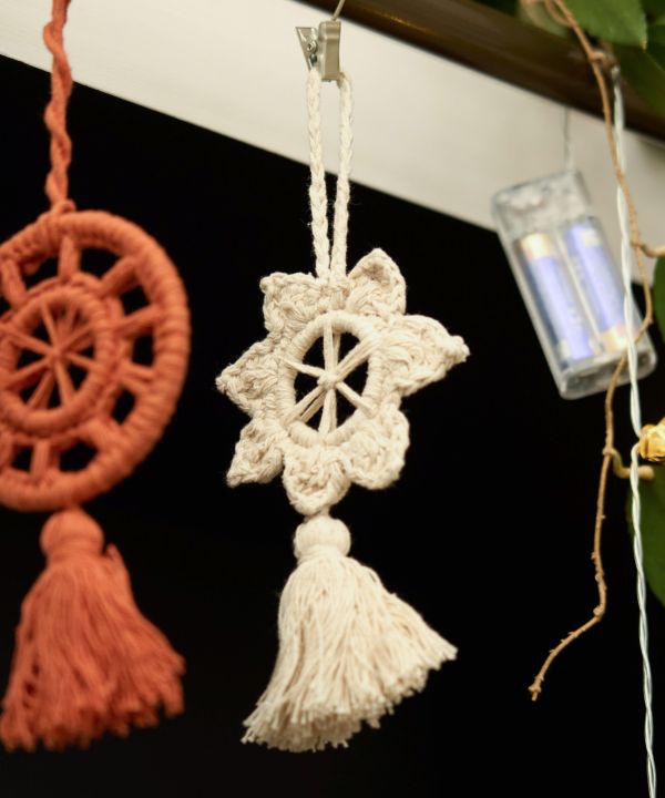 Flower Macrame Ornament