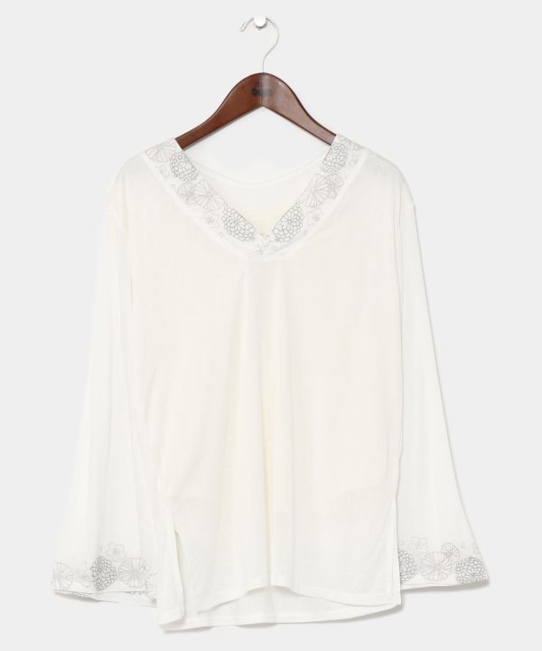 Kimono-like Neckline NAKAGI Top