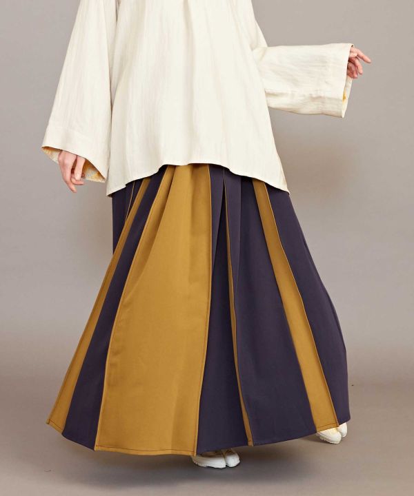 KAKURE-IRO Bi-color HAKKAKE Skirt