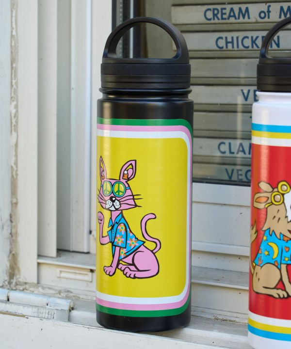 AMINA x POP FIRE Hippie Family Stainless Steel Bottle