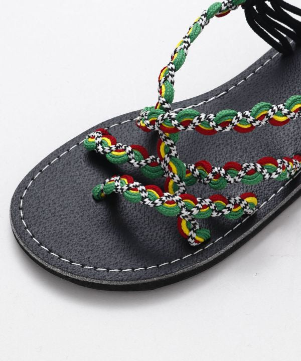 Braided Tthong Sandals