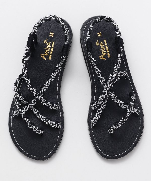 Braided Tthong Sandals