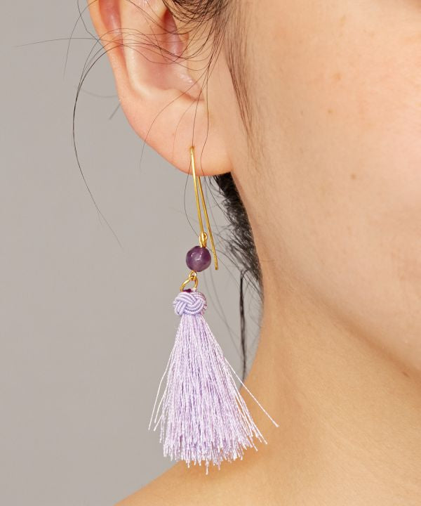 UTSUROI-NEGAI Tassel Earrings