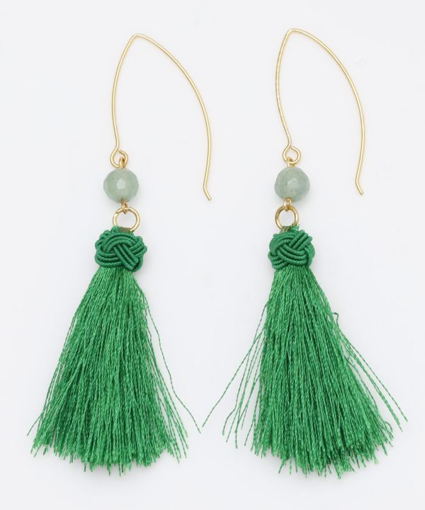 UTSUROI-NEGAI Tassel Earrings