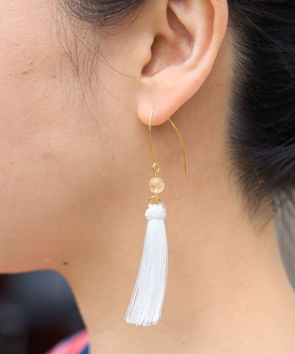 UTSUROI-NEGAI Tassel Earrings