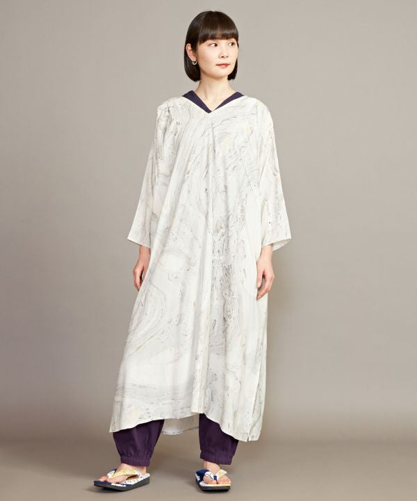 SUMINAGASHI - Marble Dye Dress