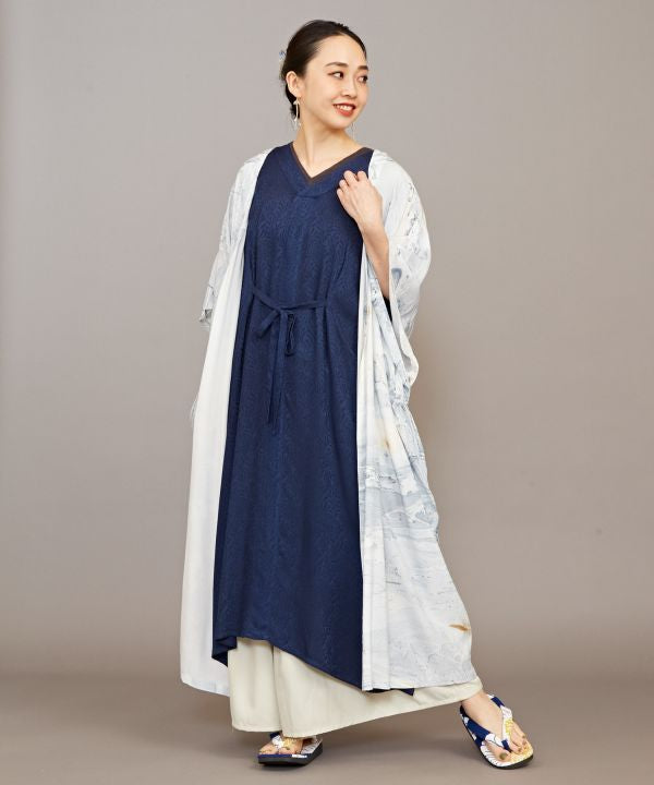 SUMINAGASHI - Marble Dye Kimono