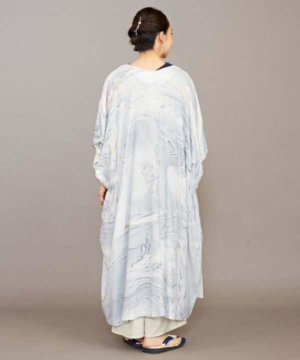 SUMINAGASHI - Marble Dye Kimono