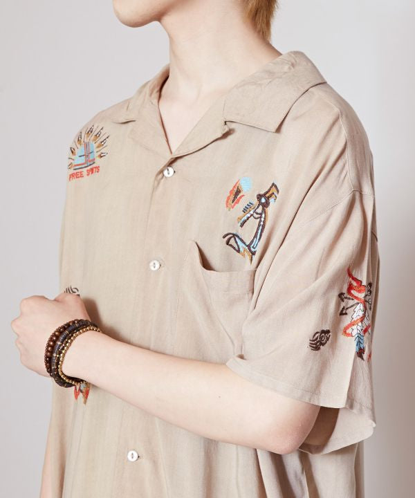 Navajo Symbols Embroidered Shirt