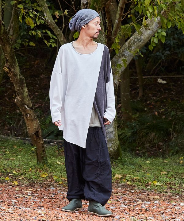 Plain Drawstring Unisex Harem Pants