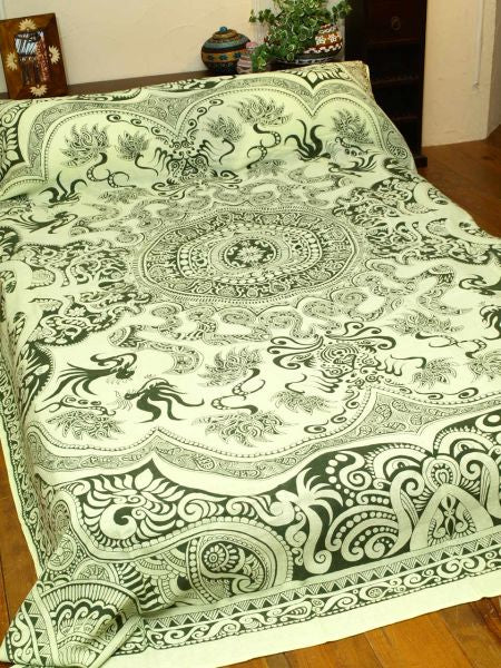 Tribal Mandala Cotton Bed Cover