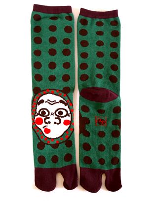 OKAME HYOTTOKO TABI Socks 25～28cm