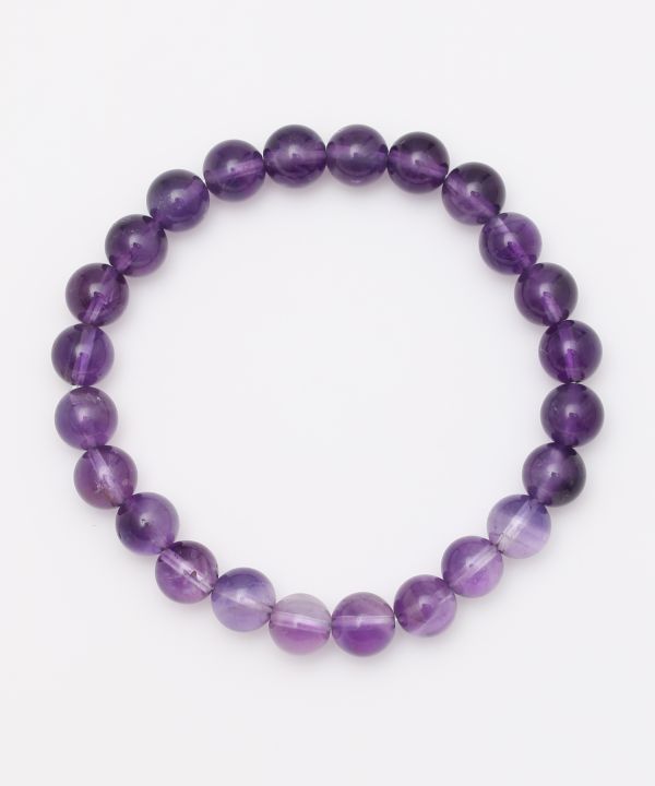 8mm Amethyst Beads Bracelet