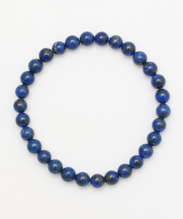 6mm Lapis Lazuli Beaded Bracelet