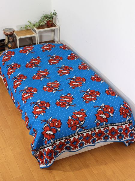 African Fabric Pattern Bed Cover Multi Cloth