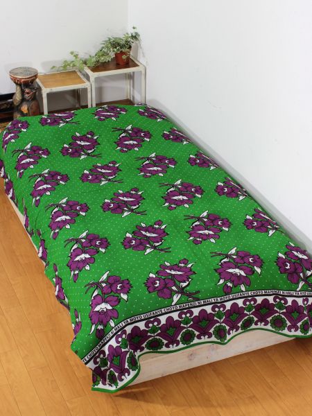 African Fabric Pattern Bed Cover Multi Cloth