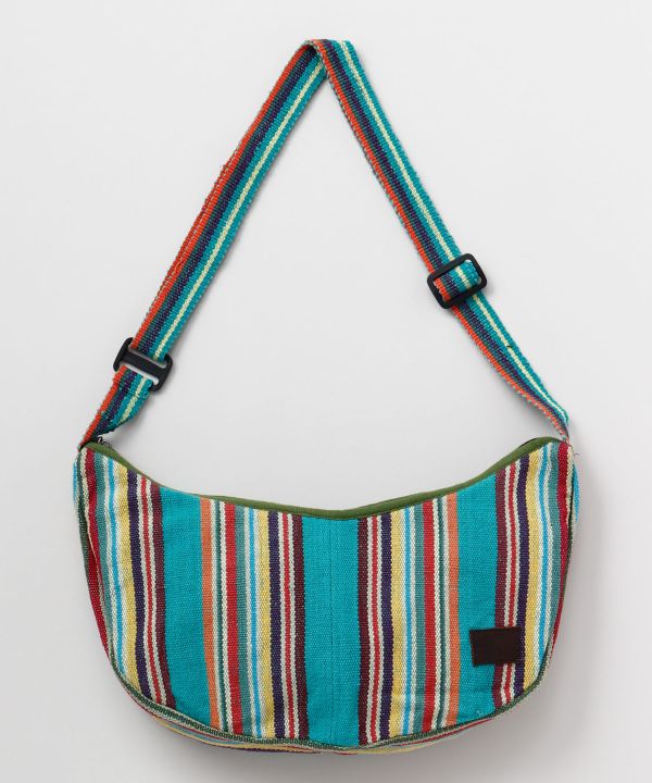 Nepalese Hand Woven Crescent Sholder Bag