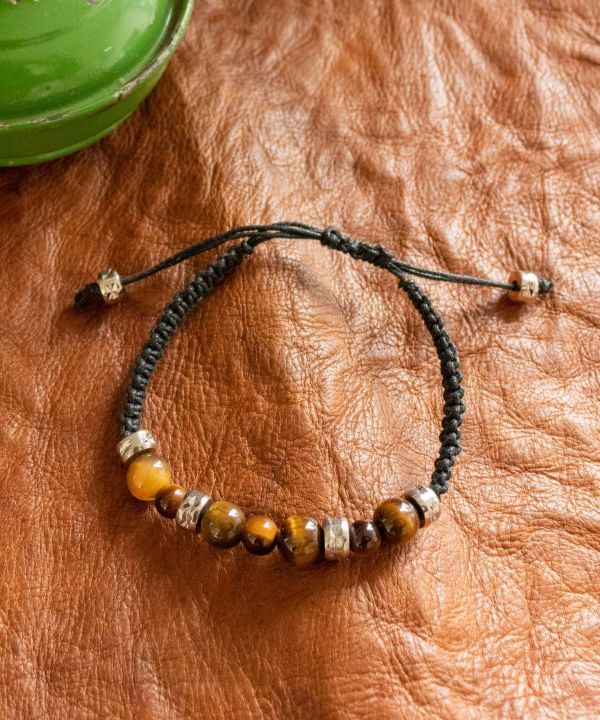 Tiger Eye Braid Bracelet