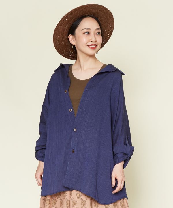 Nepali Cotton Dolman Sleeve Shirt