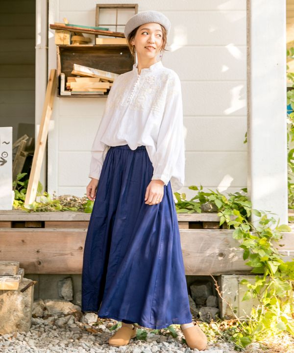 Plain Wide Leg Pants