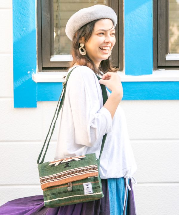 Hand Woven Navajo Pattern Shoulder Bag