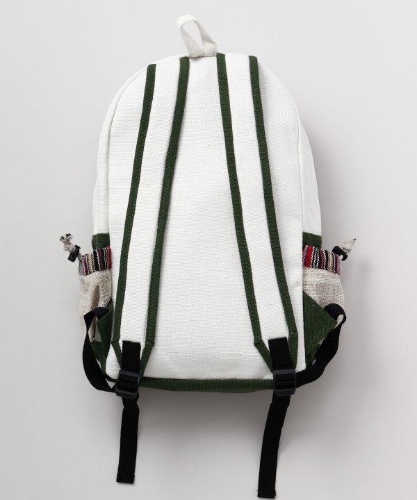 Nepali Woven Cotton Backpack