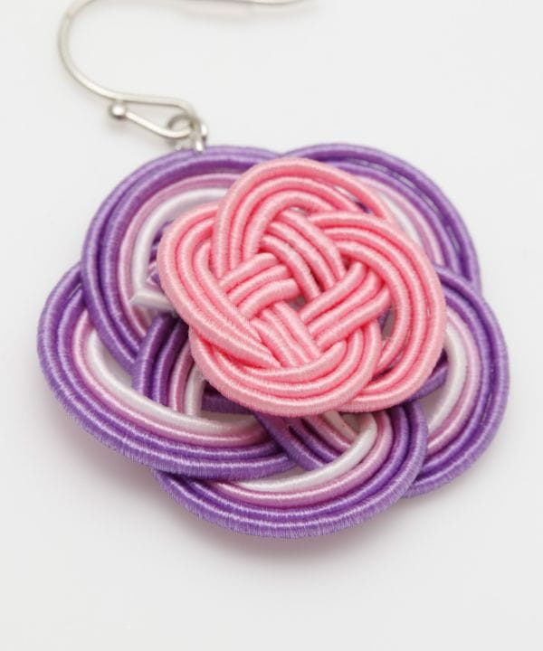 MIZUHIKI Knot UME Earrings