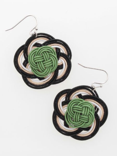 MIZUHIKI Knot UME Earrings