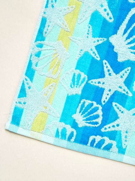 Gradient Shell & Starfish Towel