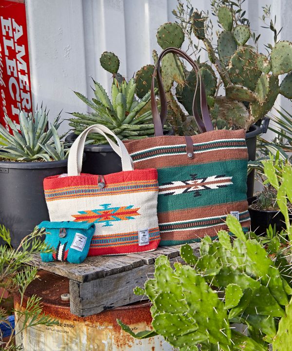 Navajo Pattern Hand Woven Rug Tote Bag