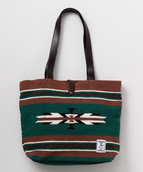 Navajo Pattern Hand Woven Rug Tote Bag