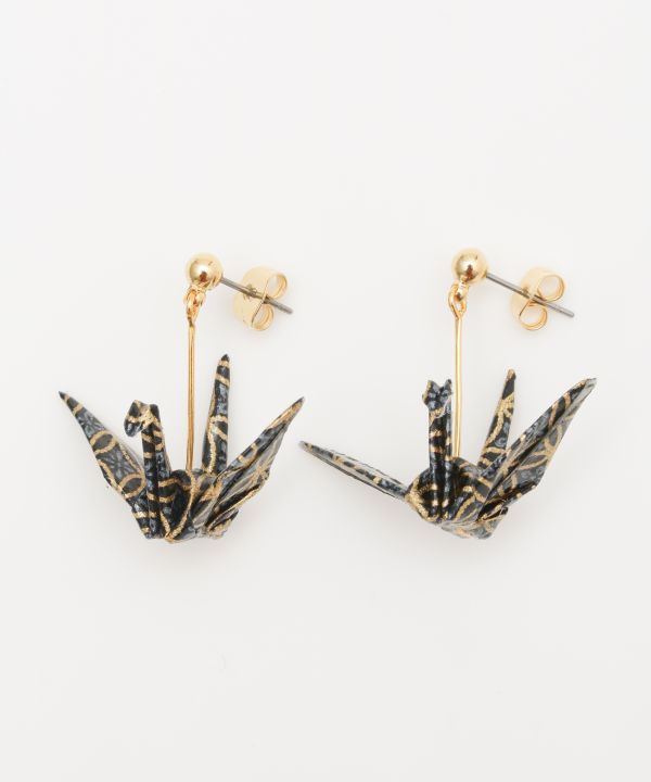 ORIGAMI Crane Earrings - SHIPPOU