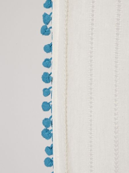 Indian Cotton Pompom Curtain